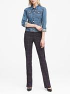 Banana Republic Womens Logan Trouser-fit Machine-washable Windowpane Pant Plaid Size 0
