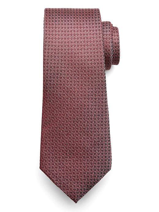 Banana Republic Mens Mini Dots Tie - Modern Red