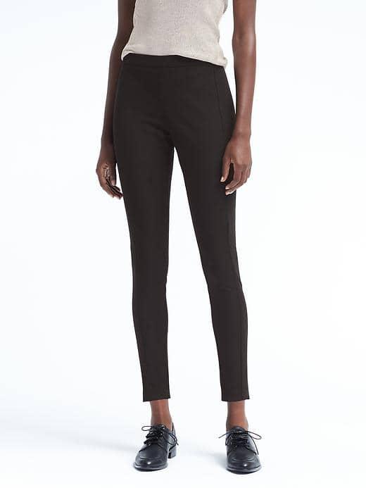 Banana Republic Womens Devon Fit Bi Stretch Legging - Black