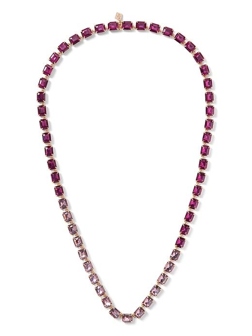 Banana Republic Brilliant Gemstone Multi Long Necklace