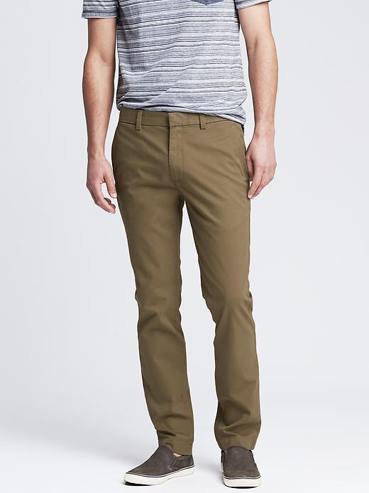 Banana Republic Fulton Skinny Cotton Chino Size 32w 36l Tall - Acorn