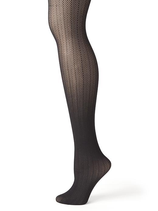 Banana Republic Mini Herringbone Tight - Black