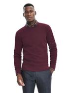 Banana Republic Fleece Sweatshirt Crew - Burgundy
