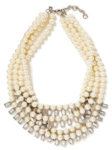 Banana Republic Tutti Frutti Bauble Necklace - Pearl
