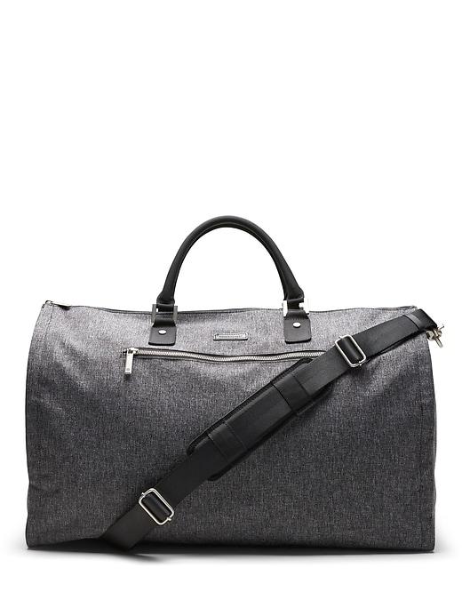 Banana Republic Mens Hook & Albert   Mlange Cordura Garment Weekender Heather Medium Gray Size One Size