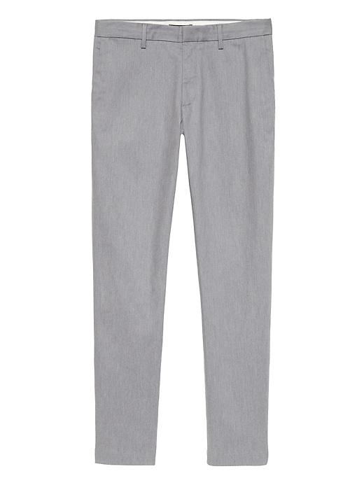 Banana Republic Mens Aiden Slim Heathered Rapid Movement Chino Pant Shark Gray Size 33w
