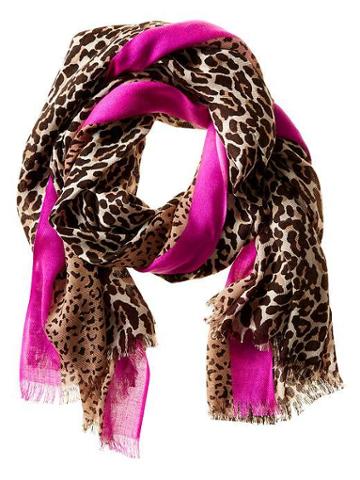 Banana Republic Madison Leopard Scarf - Mojave Beige