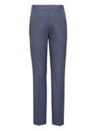 Banana Republic Mens Slim Non-iron Stretch Cotton Houndstooth Pant Navy Vogue Size 26w