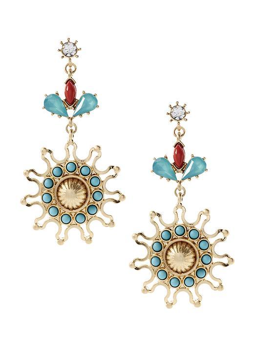 Banana Republic Blooming Bud Drop Earring Size One Size - Multi
