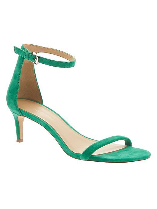 Banana Republic Candice Kitten Heel Size 10 - Fall Green