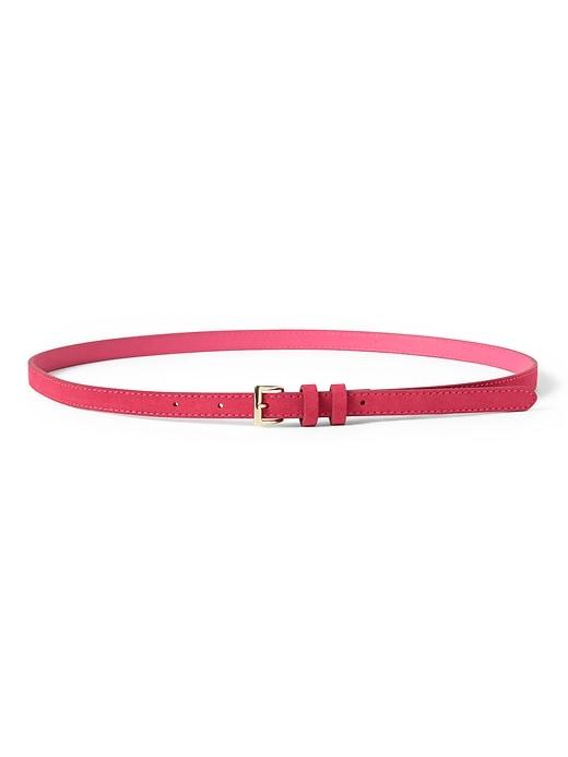 Banana Republic Womens Suede Skinny Trouser Belt Hot Pink Size Xl