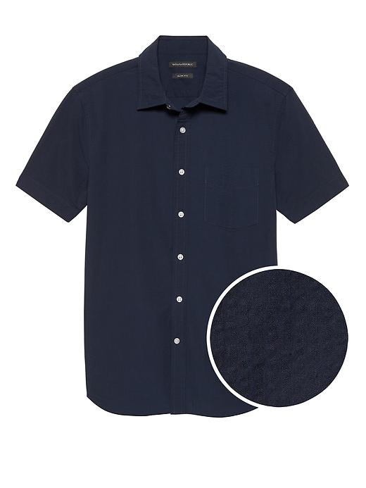 Banana Republic Slim-fit Seersucker Shirt