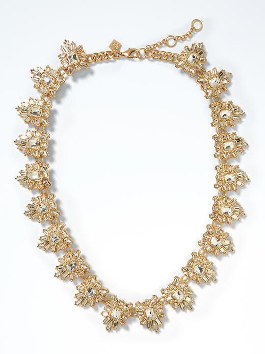 Banana Republic Empire Shine Necklace - Clear