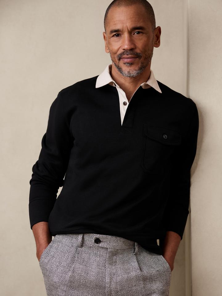 French Terry Rugby Sweater