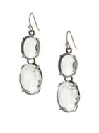 Banana Republic Womens Shimmer & Shine Drop Earring Clear Size One Size