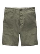Banana Republic Mens Heritage Tapered Linen Blend 9.5 Utility Short Gecko Green Size 34w