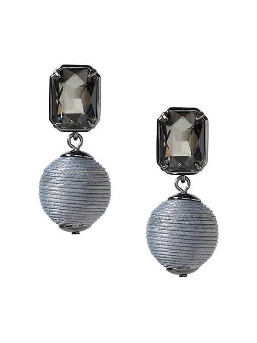 Banana Republic Colored Baubles Drop Earring - Blue Multi