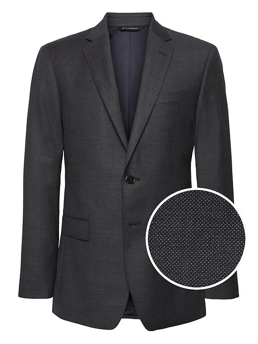 Banana Republic Slim Italian Wool Nailhead Suit Jacket