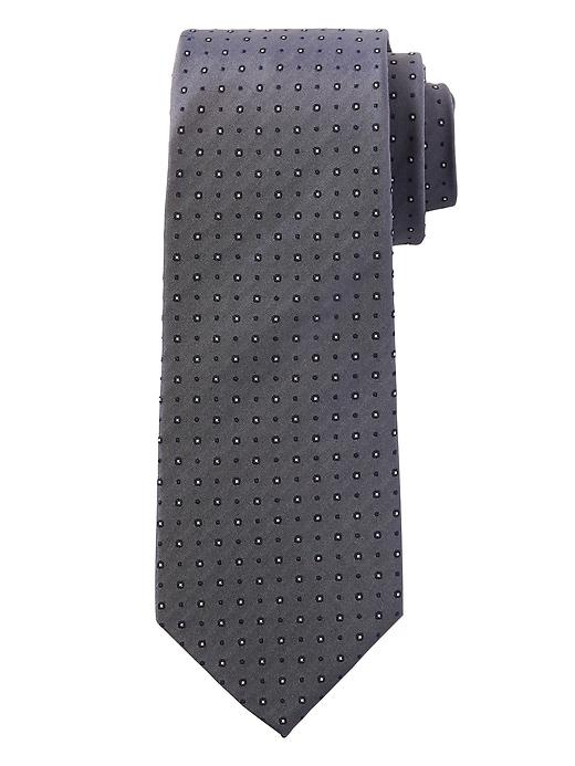 Banana Republic Mens Micro Silk Foulard Nanotex Tie Midnight Hour Black Size One Size