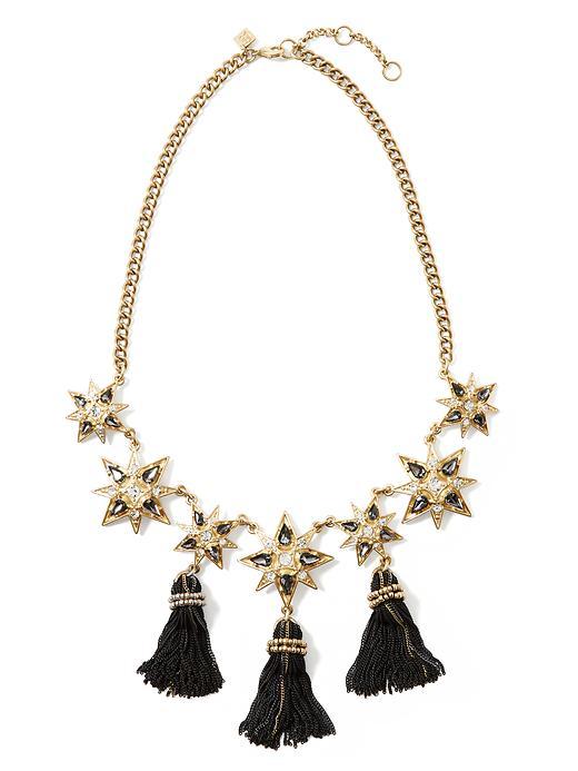 Banana Republic Treasure Trove Star Tassel Necklace Size One Size - Brass
