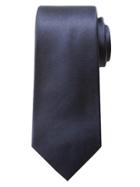 Banana Republic Solid Silk Tie Size One Size - Navy