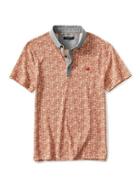 Banana Republic Mens Slim Fit Tile Pique Polo Size L Tall - Country Beige