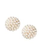 Banana Republic Womens Beaded Pearl Stud Gold Size One Size