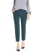 Banana Republic Avery Fit Crop Pant Size 00 Petite - Loch Green