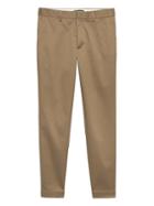 Banana Republic Mens Mason Tapered Cropped Rapid Movement Chino Pant Airforce Khaki Size 26w
