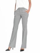 Banana Republic Womens Logan Fit Grid Pant - Black/white