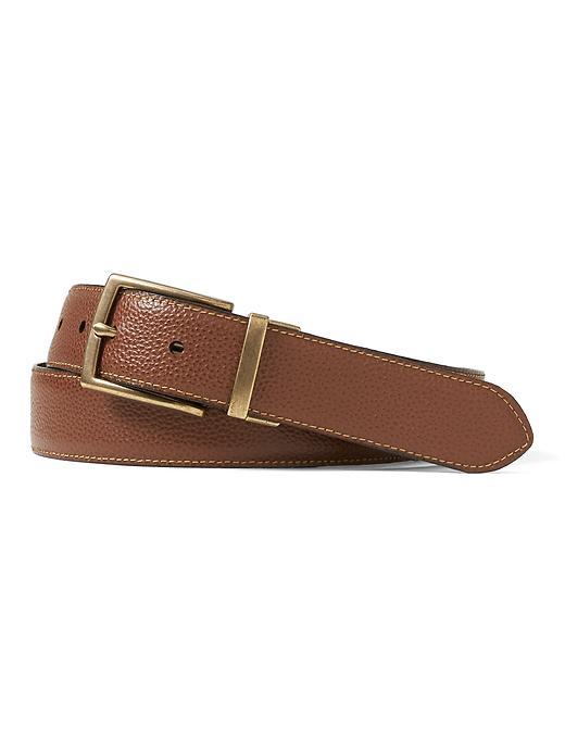 Banana Republic Mens Reversible Dress Belt - Dark Brown