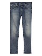 Banana Republic Mens Slim Medium Wash Luxe Traveler Jean Vintage Indigo Size 28w