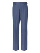 Banana Republic Mens Standard Fit Non-iron Blue Pant Blue Size 31w