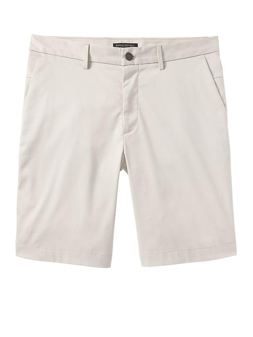 Banana Republic Mens 9 Core Temp Aiden Slim Short Bahama Sand Size 31w