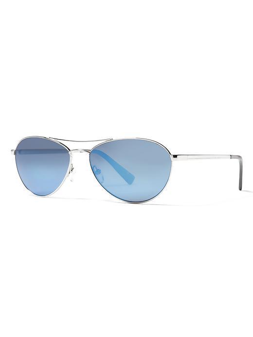 Banana Republic Chandler Sunglasses Size One Size - Light Blue