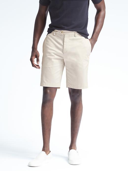 Banana Republic Mens Aiden Luxe Stretch Short - White