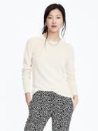 Banana Republic Womens Todd &amp; Duncan Cashmere Crew Pullover Size M - Cocoon
