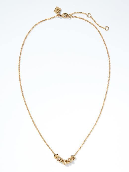 Banana Republic Modern Architecture Necklace - Gold