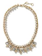 Banana Republic Ribbon Sparkle Necklace Size One Size - Clear Crystal