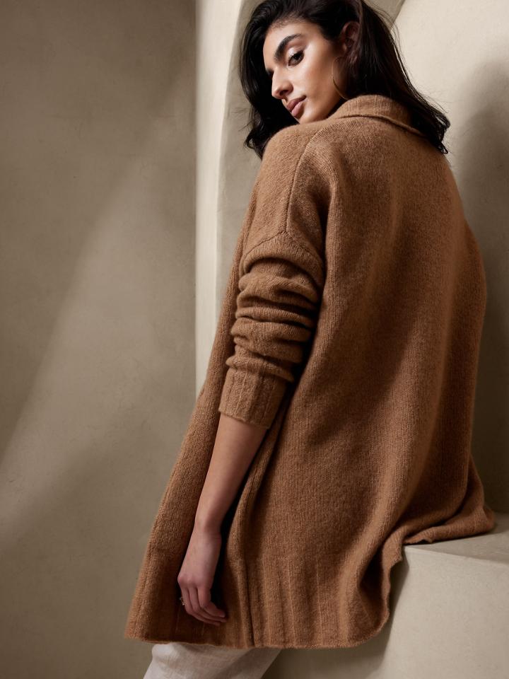 Cumulus Brushed Cashmere Cardigan