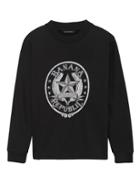 Banana Republic Womens Japan Online Exclusive French Terry Dolman-sleeve Star Logo Sweatshirt Black Size Xs