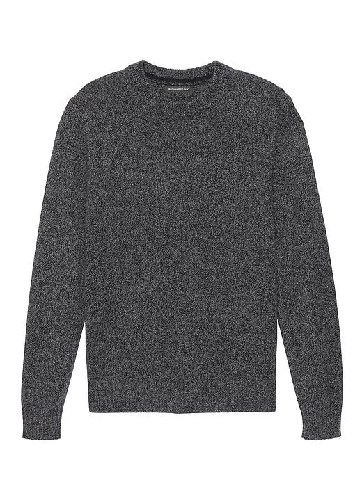 Banana Republic Mens Extra-fine Italian Merino Woolcrew-neck Sweater Black Size Xxs