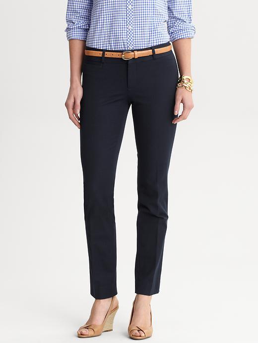 Banana Republic Sloan Fit Slim Ankle Pant Size 8 Petite - True Navy
