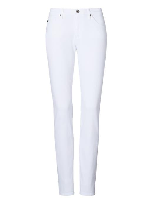 Banana Republic Womens Ag Jeans   Prima Slim-straight Jean White Size 25