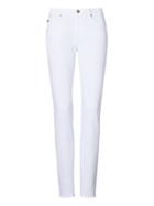 Banana Republic Womens Ag Jeans   Prima Slim-straight Jean White Size 25