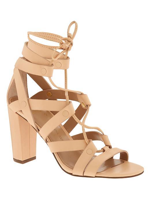 Banana Republic Eryn Heeled Sandal Size 10 - Vachetta