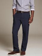 Banana Republic Straight Fit Linen Drawstring Pant - Navy Blue