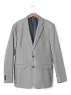 Banana Republic Mens Standard Grey Herringbone Cotton Sport Coat Size 36 Regular - Gray