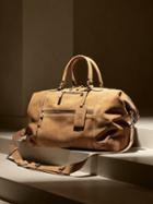 Nubuck Leather Weekender