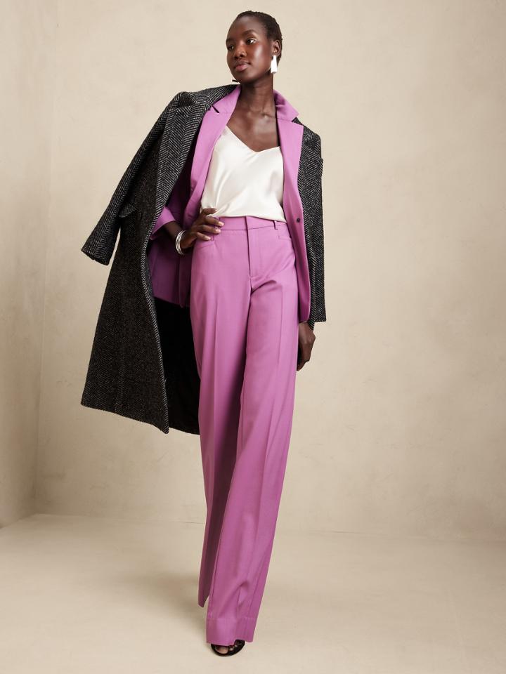 Siena Straight Wool Pant